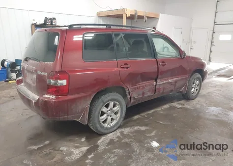 2004 Toyota Highlander V6 from USA, damaged, VIN JTEEP21A340018191